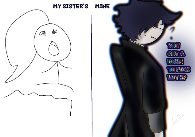A contest me and my sister did