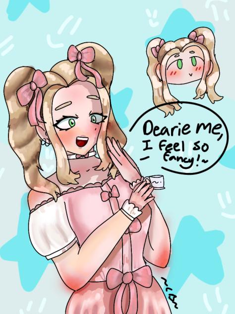 Poofy dress DTIYS