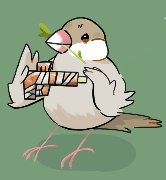 文鳥！