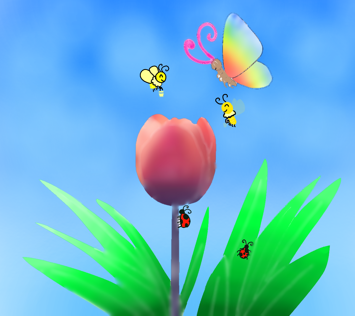 beautiful flower - ibisPaint
