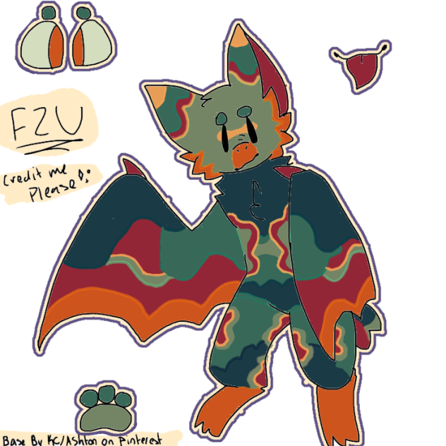bat base lines not mine - ibisPaint