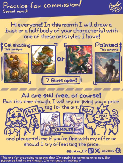 Busts & halfbody requests IS HERE!