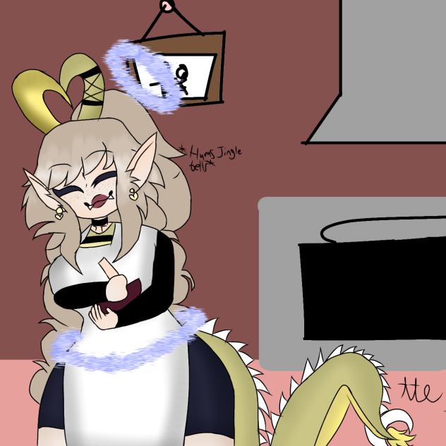 Bethanie baking a cake