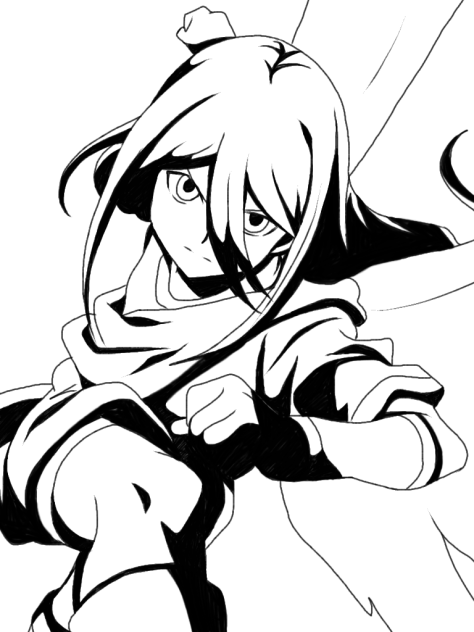 アフロディ モノクロ