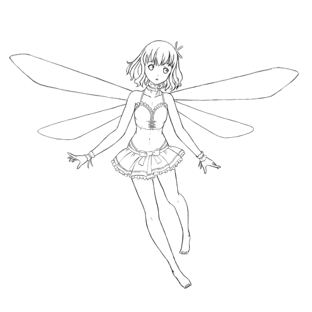 線画 甘城ブリリアントパーク ミュース 再