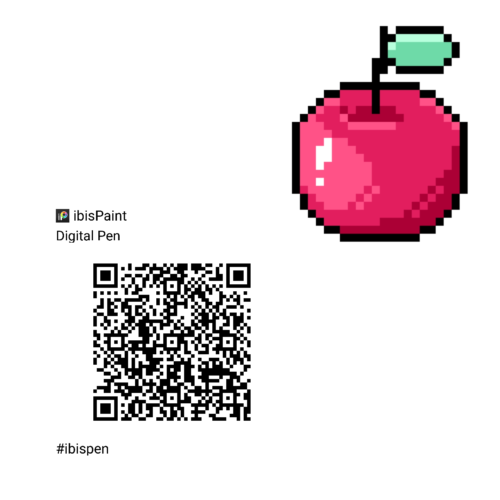 brush qr code (digital pen) ibisPaint