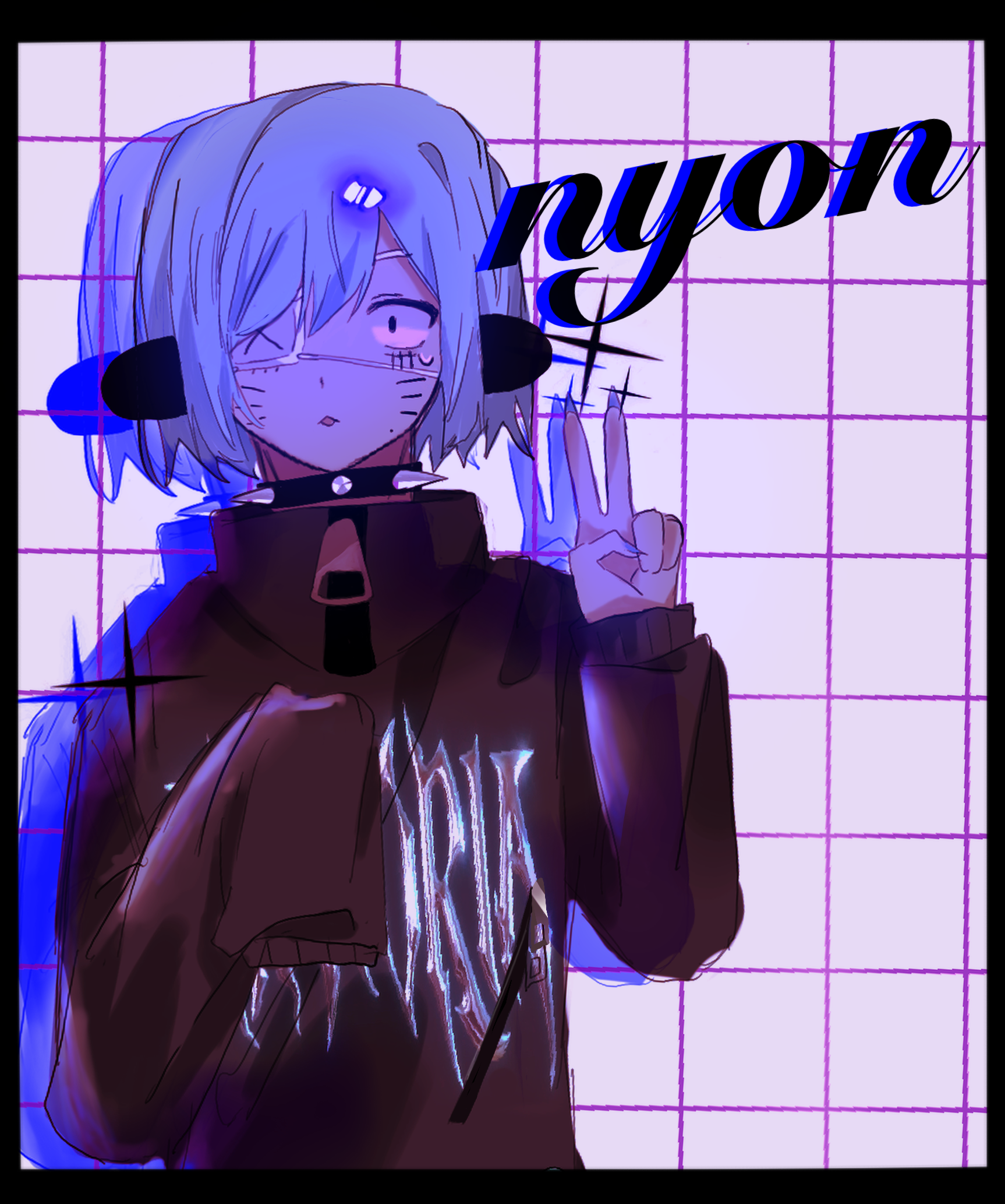 似顔絵オーダー　にょにょにょん　B4 16名様　還暦 かわいいポップな似顔絵☆ オーダー イラスト 還暦 米寿 古希 送料無料