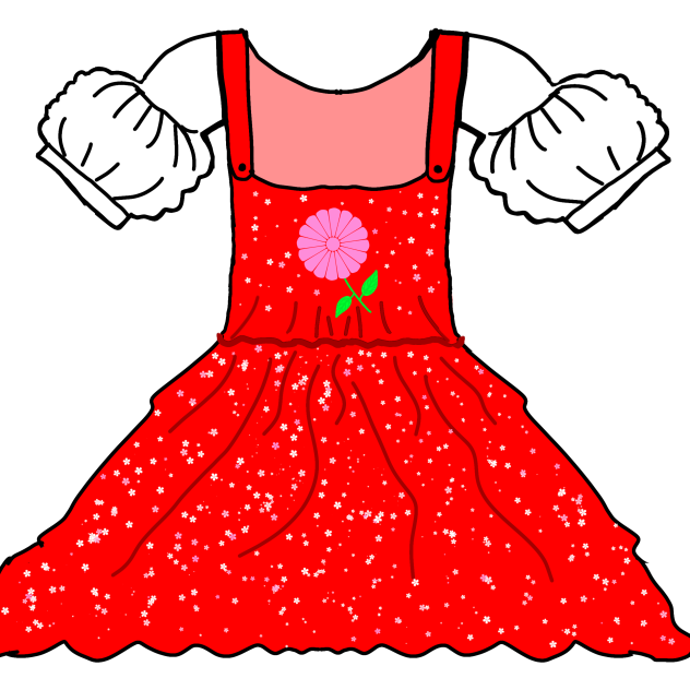 red frock