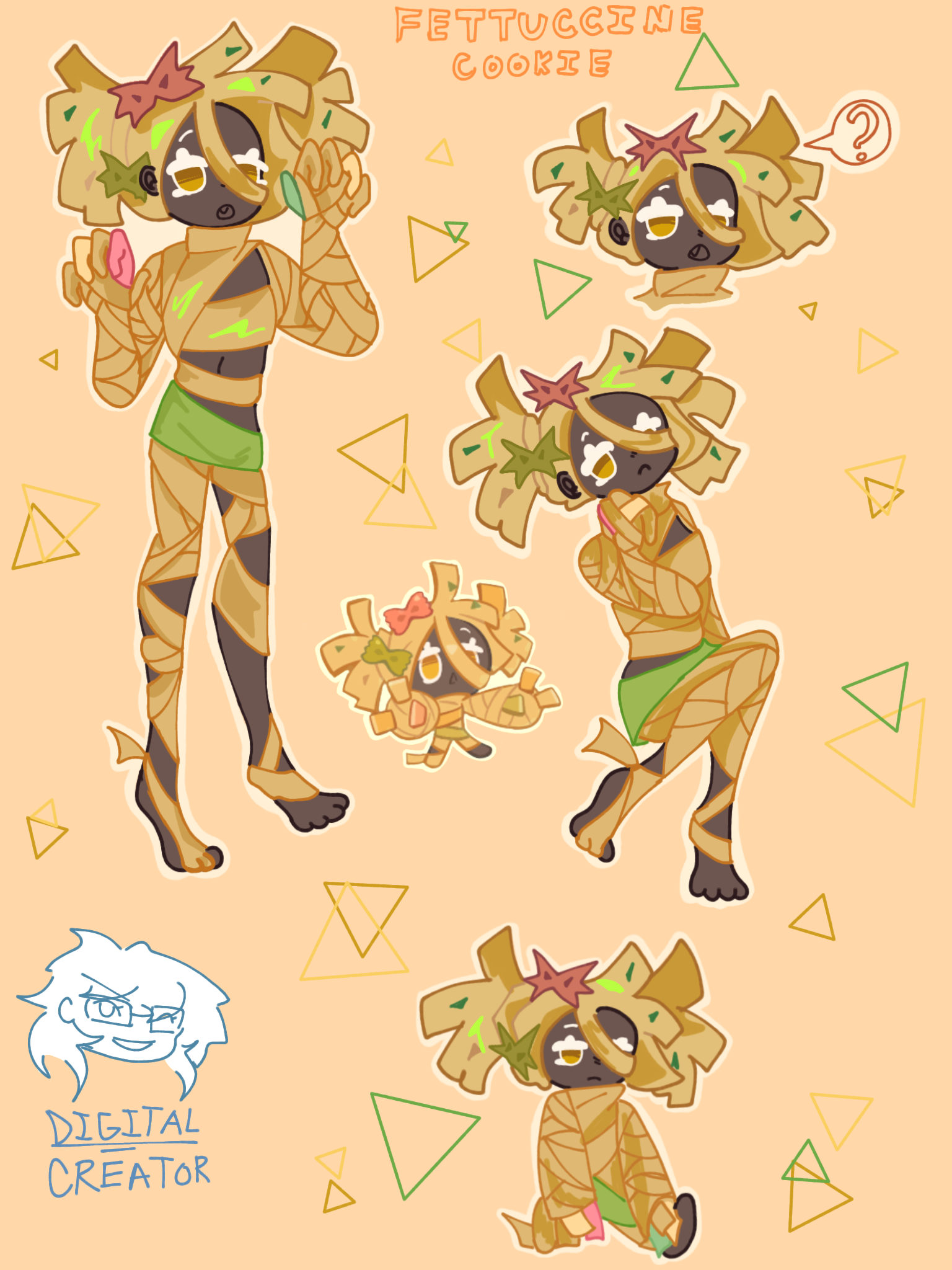 crk fettuccine cookie - ibisPaint