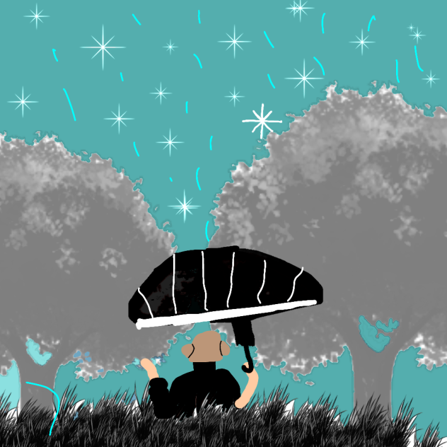 A cold rainy day - ibisPaint