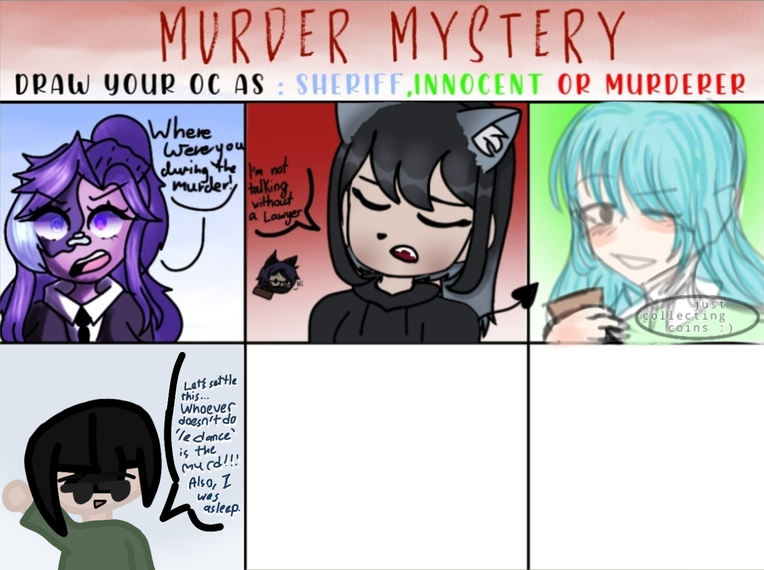 Murder Mystery Collab - ibisPaint