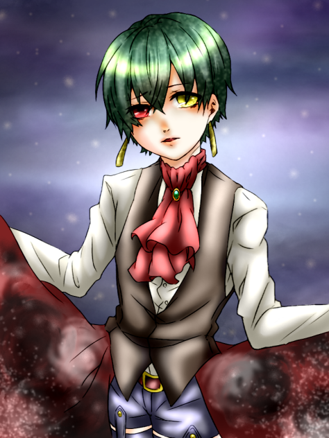 【線画】少年【拝借】