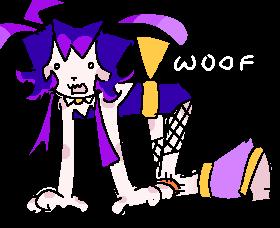 woof.