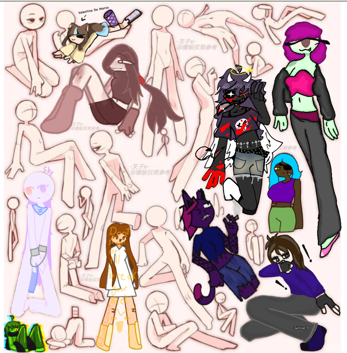 Y’all I’m obsessed with collabs .. - ibisPaint