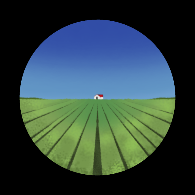 house at the end of the field