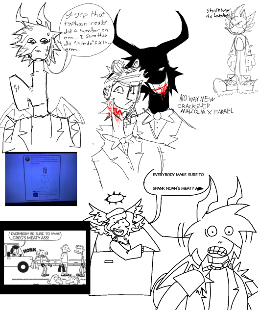 Drawing random stuff in my photos 1