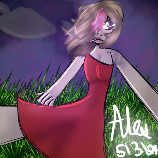 red dress girl!