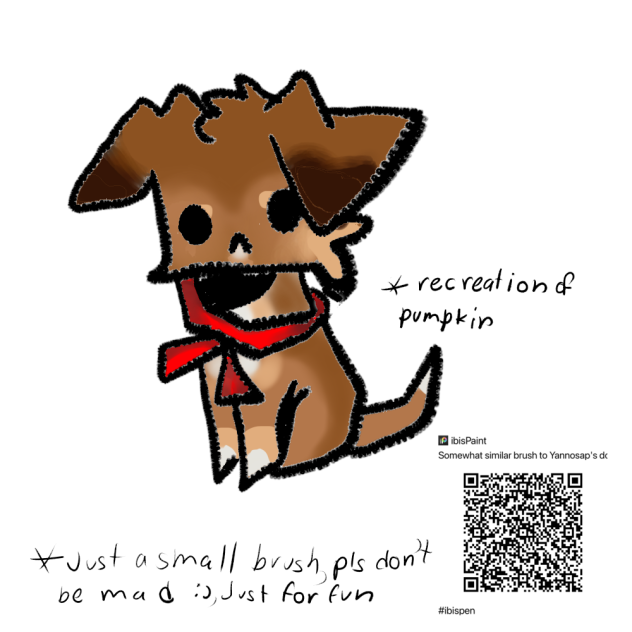 A somewhat accurate doodle brush