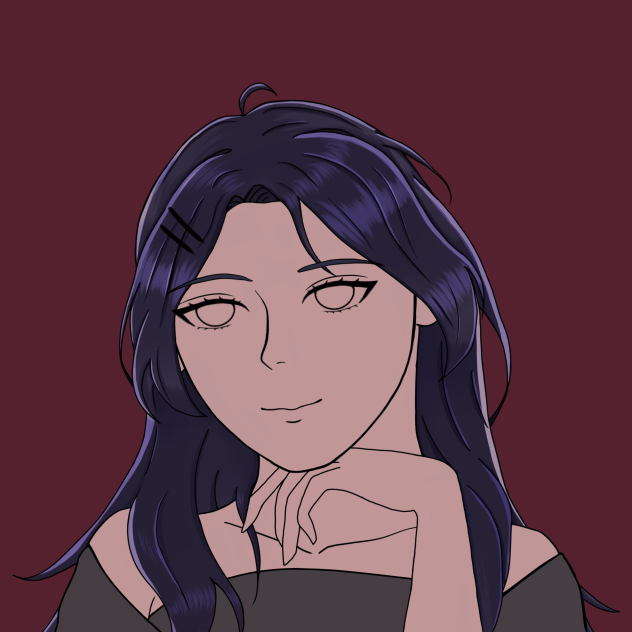 Girl with hand pose (Hair)