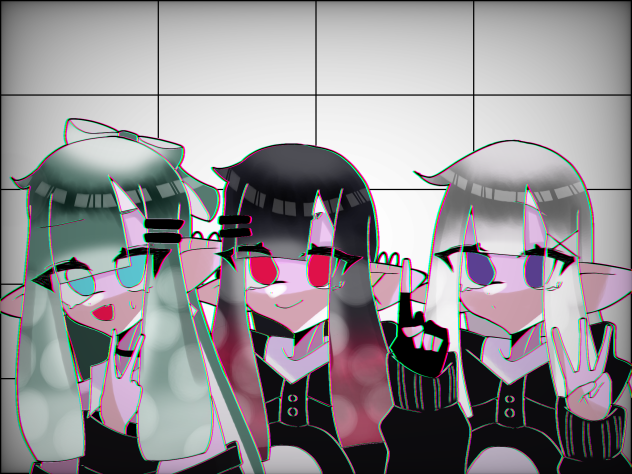 🦑❤💚♡