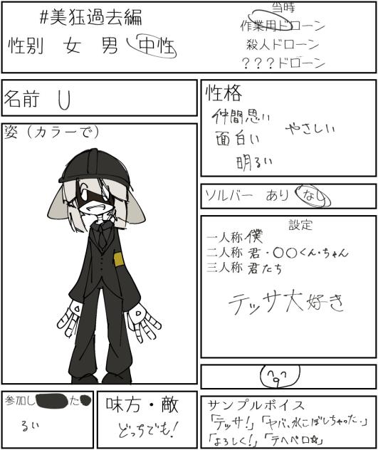 キャラ募①