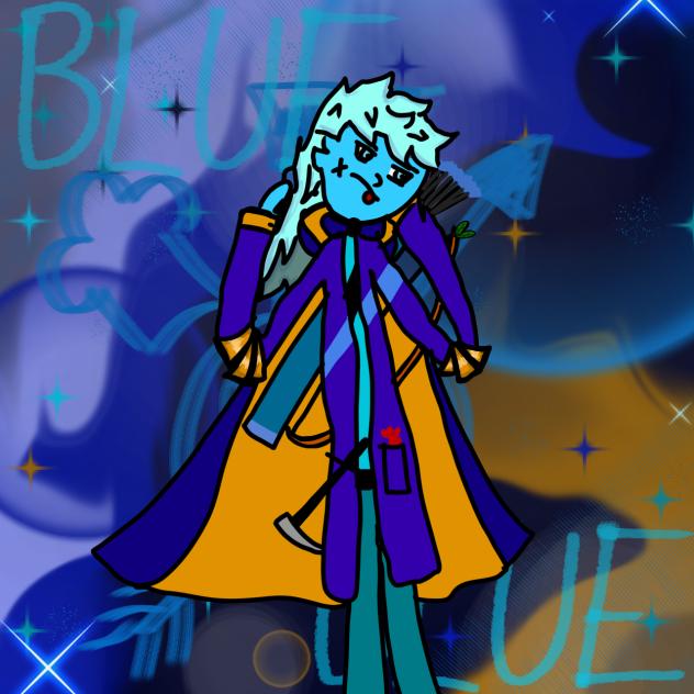 Blue Alan Becker Fanart