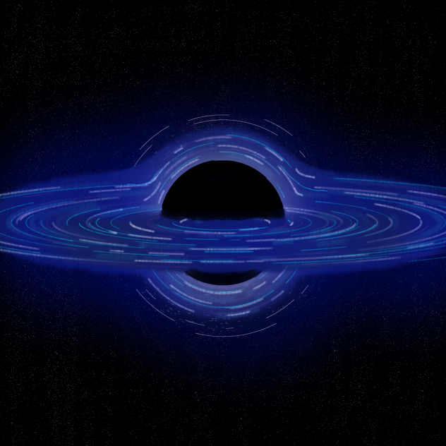 Blue Black Hole