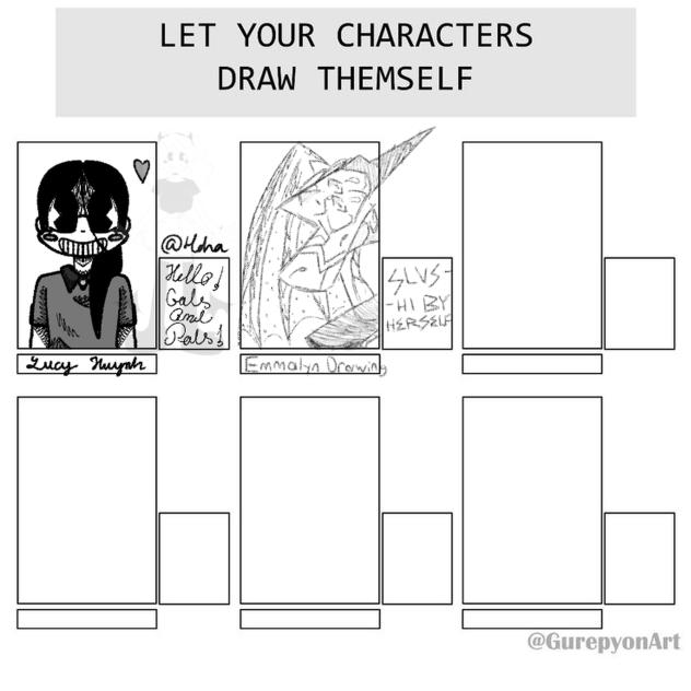 Let ur oc draw themself
