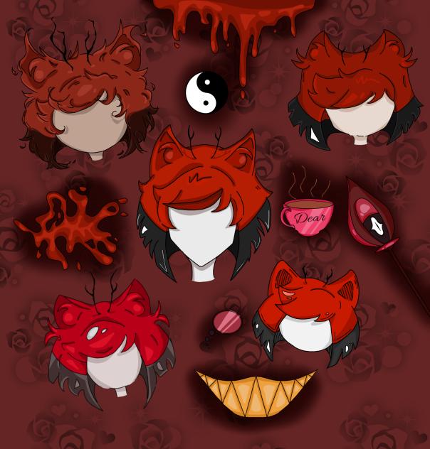 Alastor's hair draw