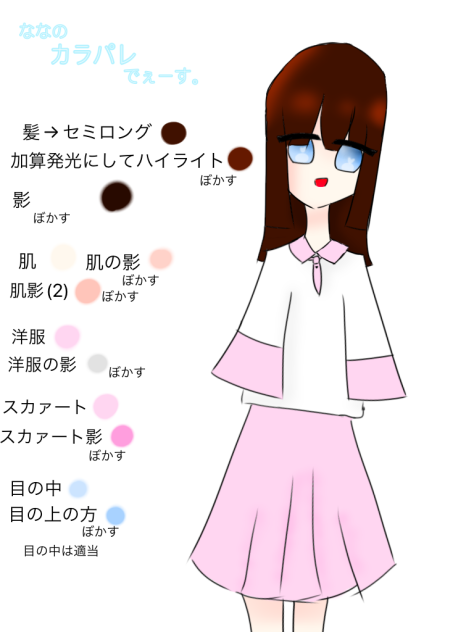 ななのカラパレ