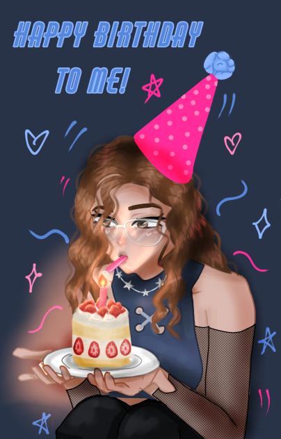 TEHE ANOTHER BIRTHDAY ARTWORK