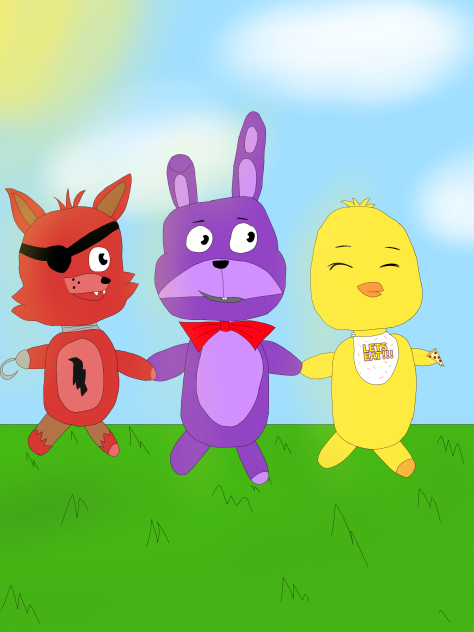 Fnaf Plushies Drawing