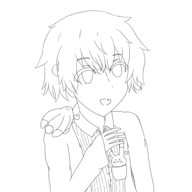うさぎ 線画 ベタ無し