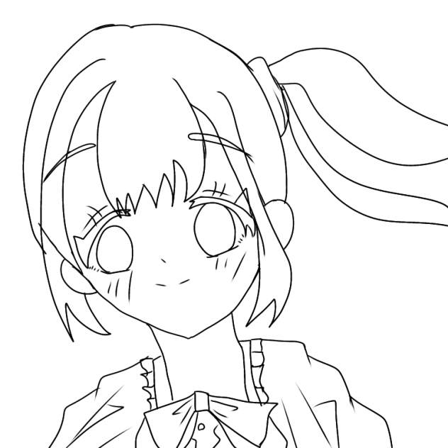 なんですか❣️   線画