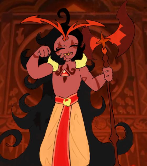 Burning spice cook