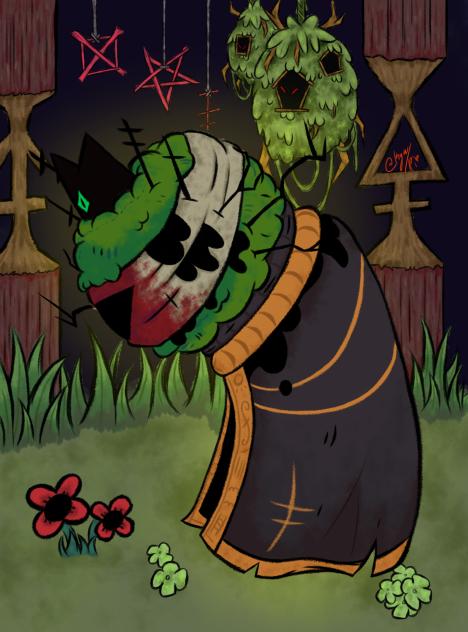 Leshy, in the Darkwood