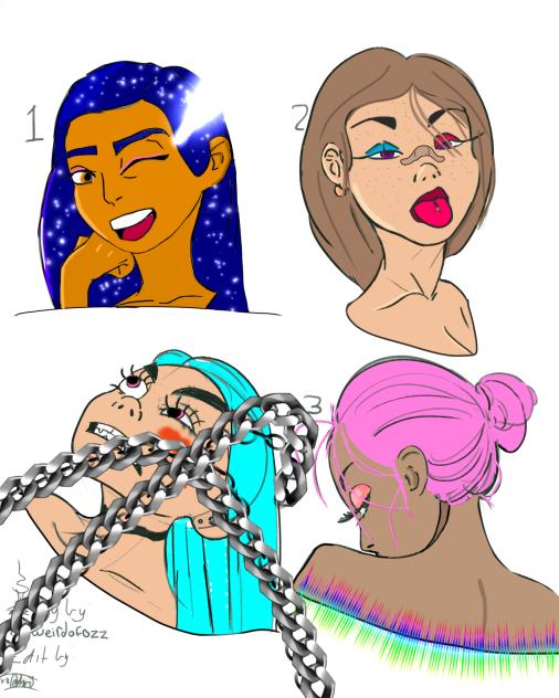 Girl sketches- Edit
