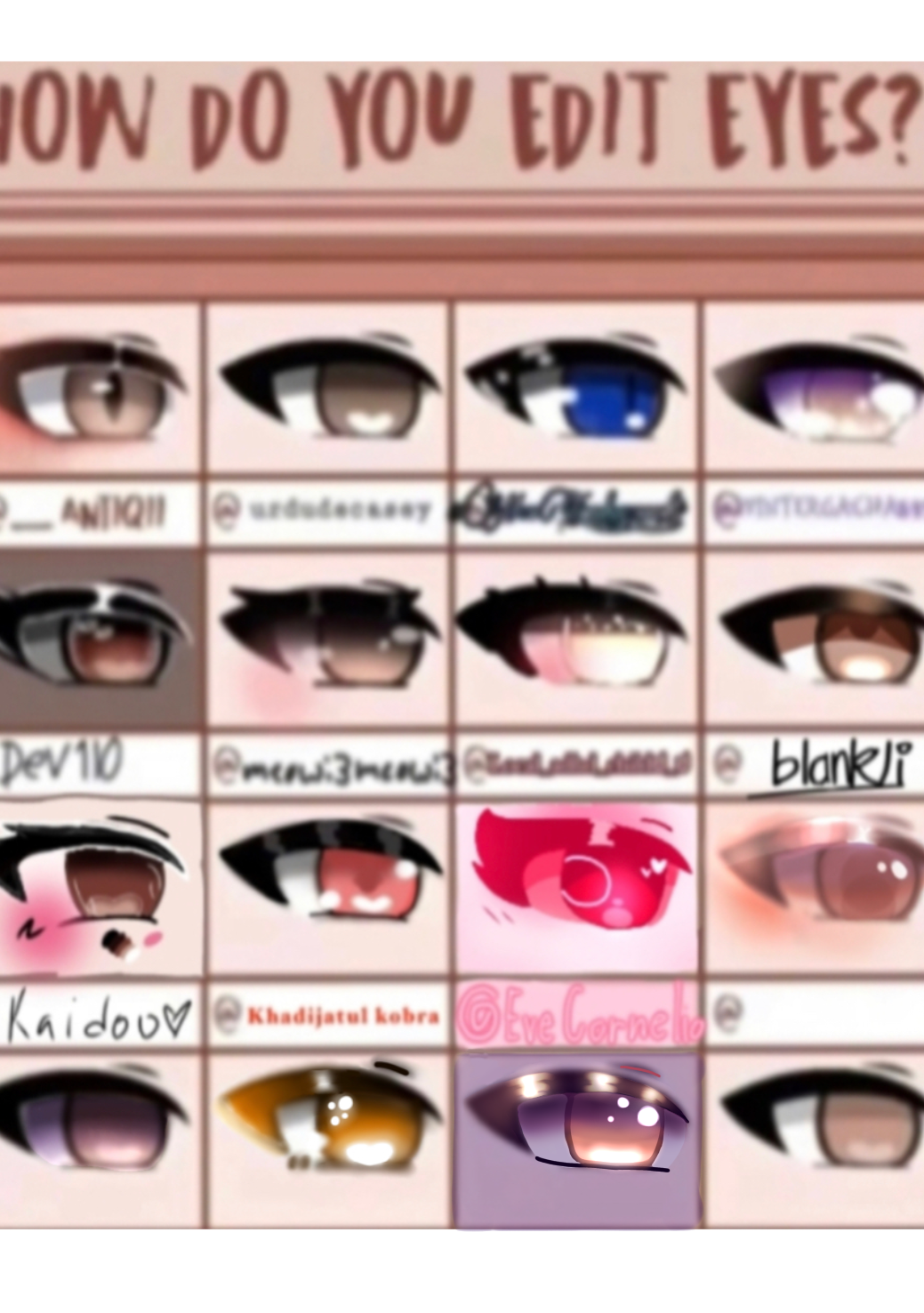 How Do You Edit Your Eyes IbisPaint