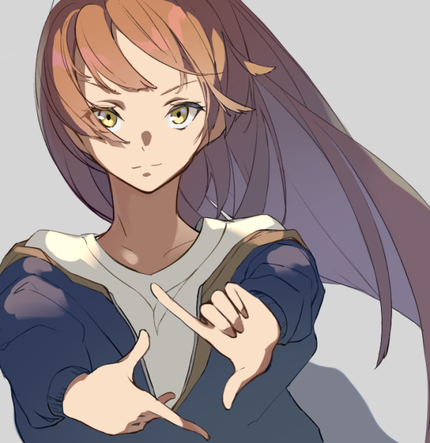 女の子描きました