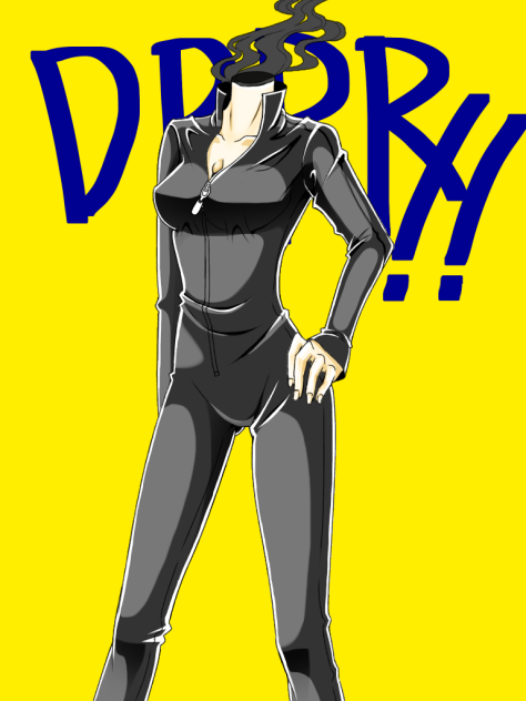 デュラララのセルティさん描いてみた