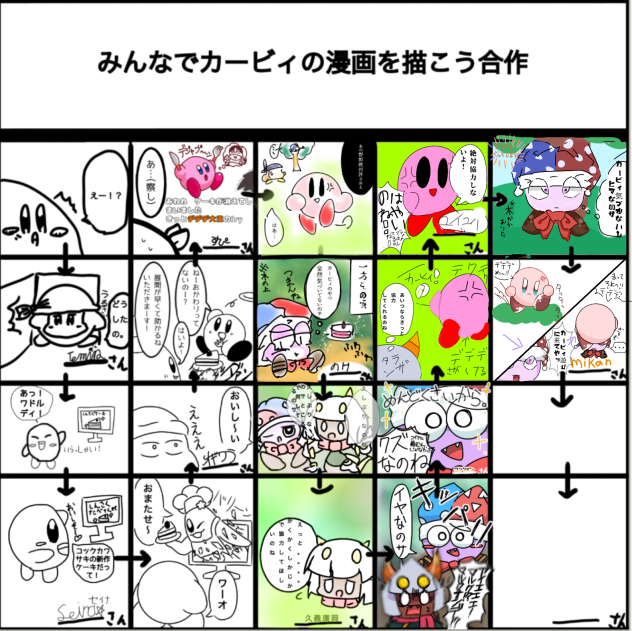 カービィ合作マンガ