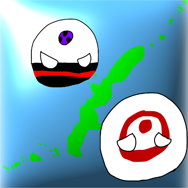 琉球王国、沖縄　ポーランドボール、都道府県ボール