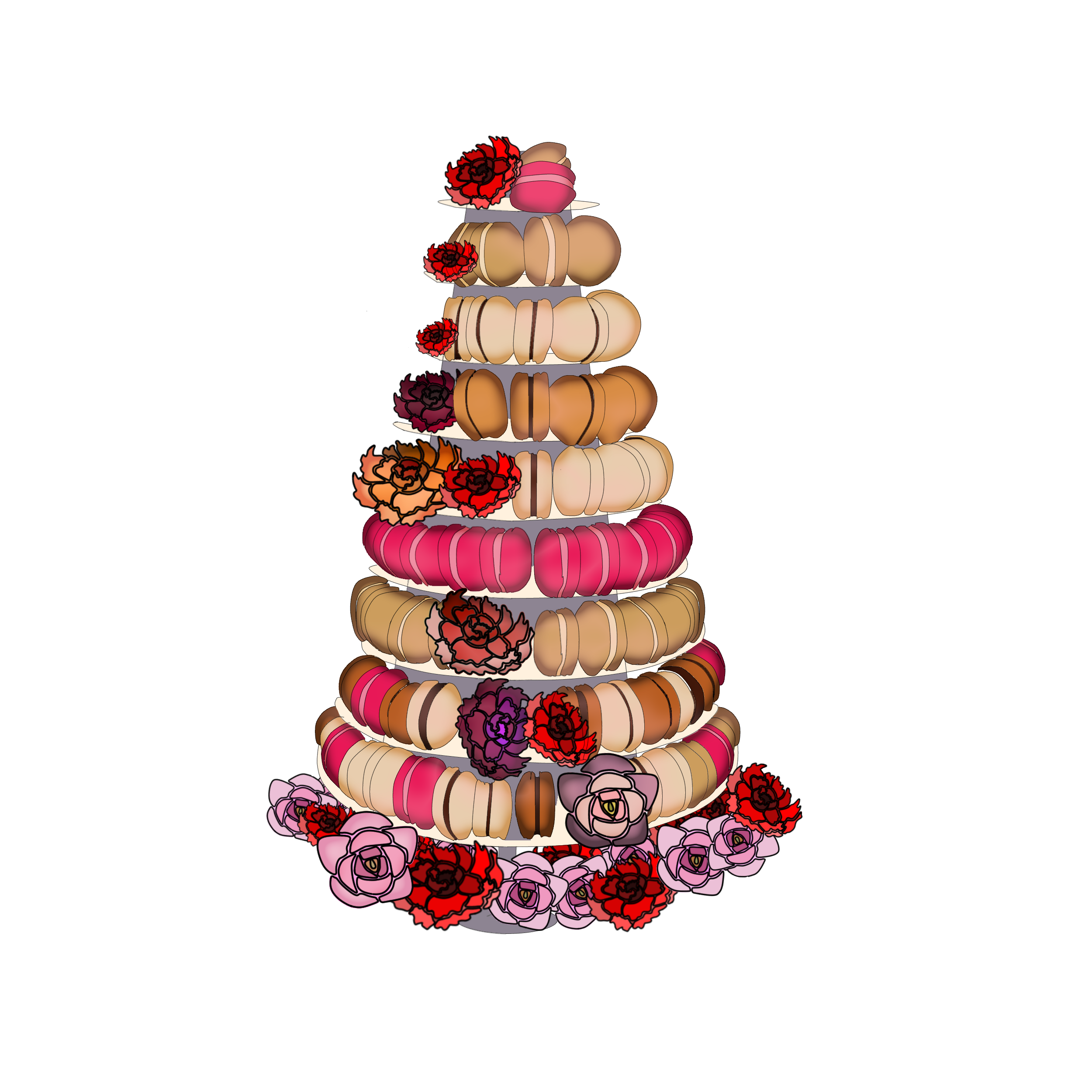 wedding cake - ibisPaint