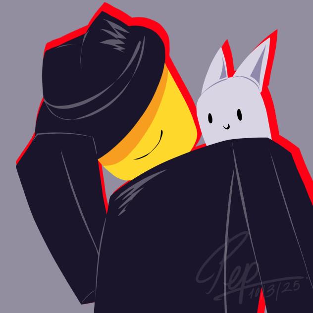 Mafioso and his bunny