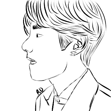 Taehyung Profile Outline
