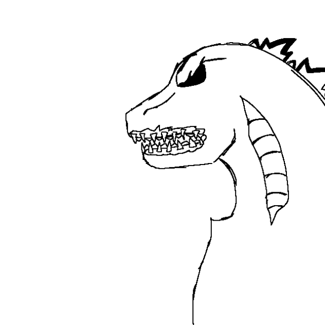 Shin Godzilla destroys a building