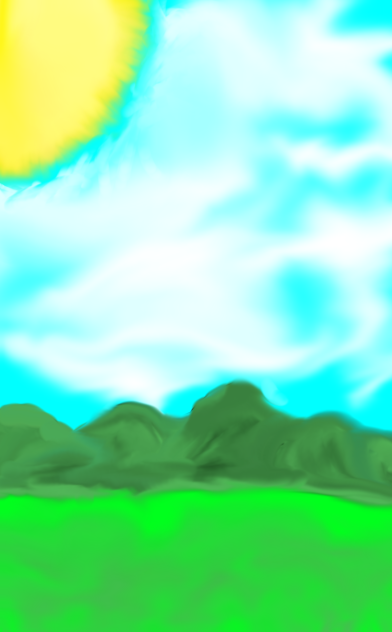 mountain view - ibisPaint