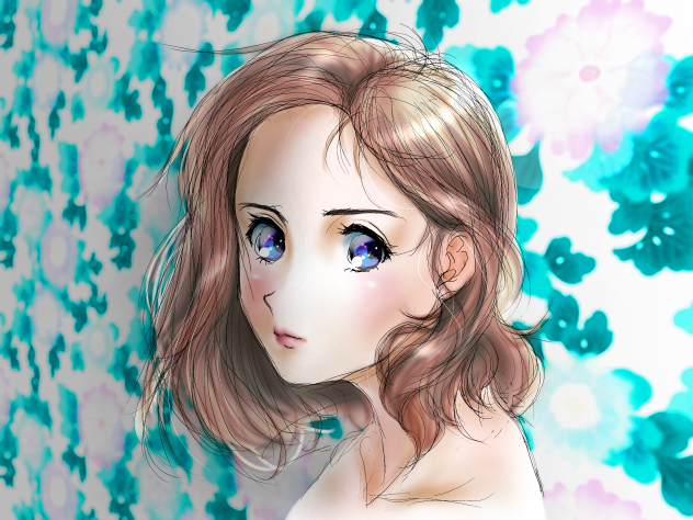 碧い瞳のEris💐-Rough-