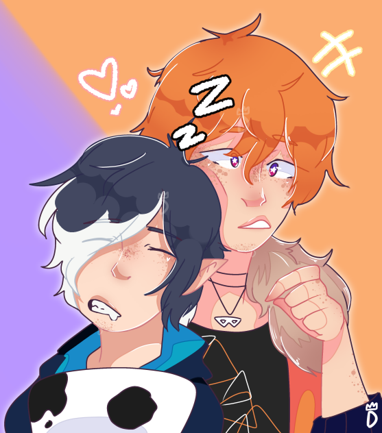 Beel and Belphegor obey me