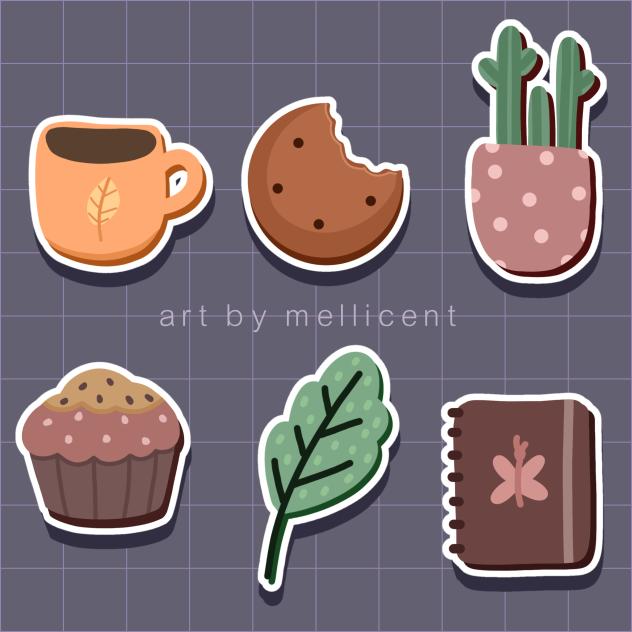 CUTE STICKER SET
